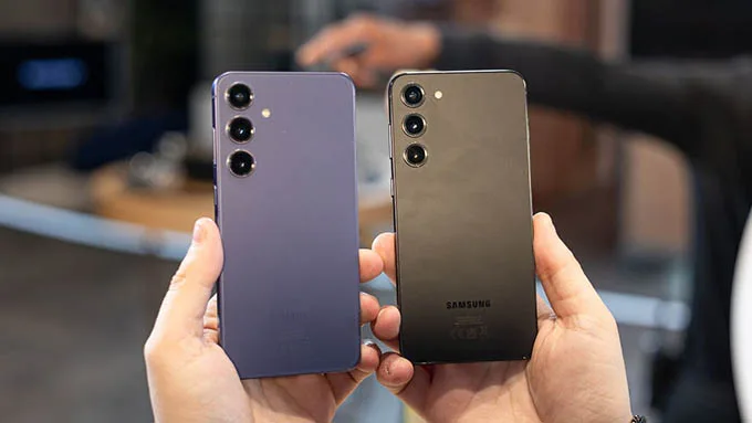 So sánh thiết kế Samsung S24 Plus và Samsung S23 Plus