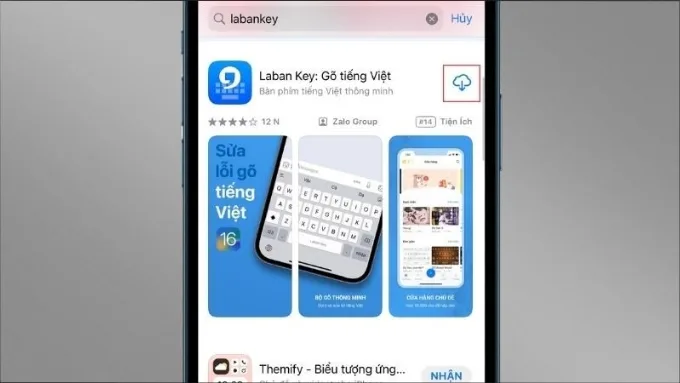 Tải ứng dụng Laban Key từ App Store
