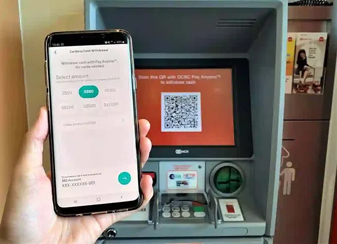 Không cần sử dụng thẻ ATM vật lý