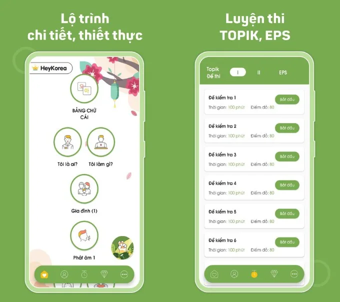Tính năng nổi bật của HeyKorea