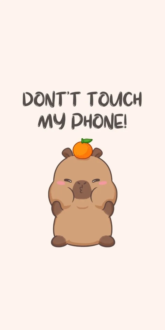 Hình nền Capybara chibi