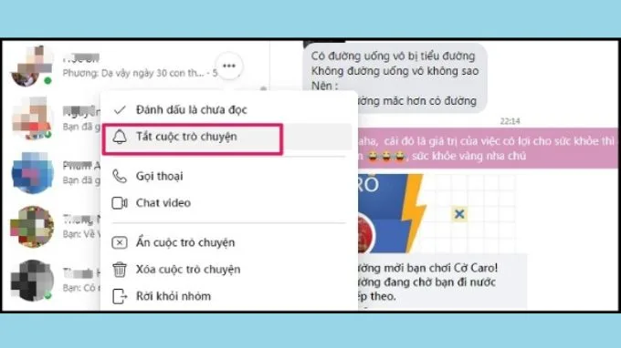 Cách tắt thông báo cộng đồng Messenger trên máy tính