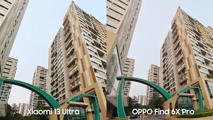So sánh ảnh chụp trên Xiaomi 13 Ultra và OPPO Find 6X Pro