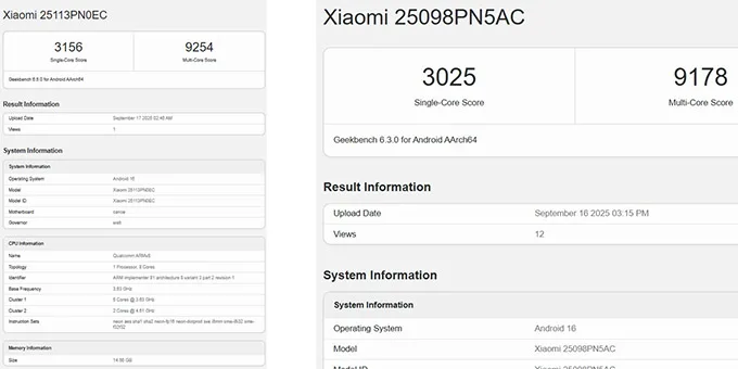 Xiaomi 17 Pro/Pro Max lộ diện toàn diện: Màn hình phụ đa năng, cấu hình khủng với Snapdragon 8 Elite Gen 5