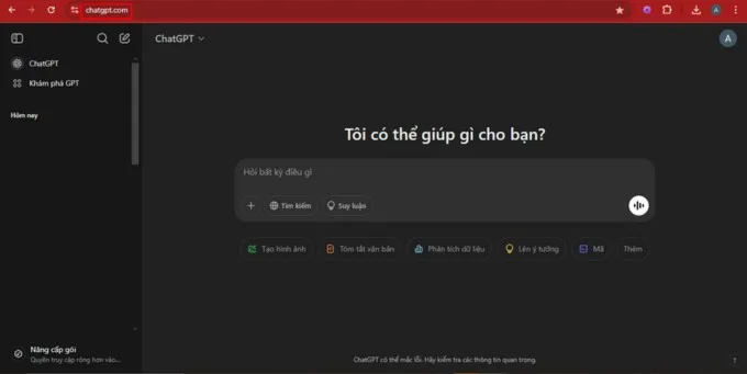 Cách tải ảnh lên ChatGPT trên máy tính