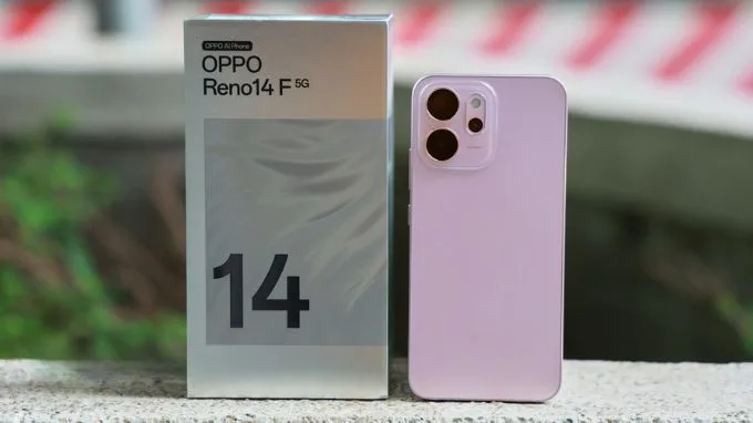 Thiết kế bên ngoài Oppo Reno14 F