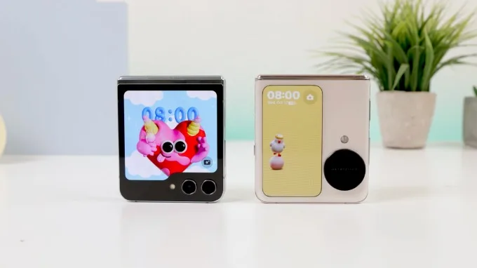 So sánh Samsung Galaxy Z Flip 7 và OPPO Find N3 Flip về màn hình phụ