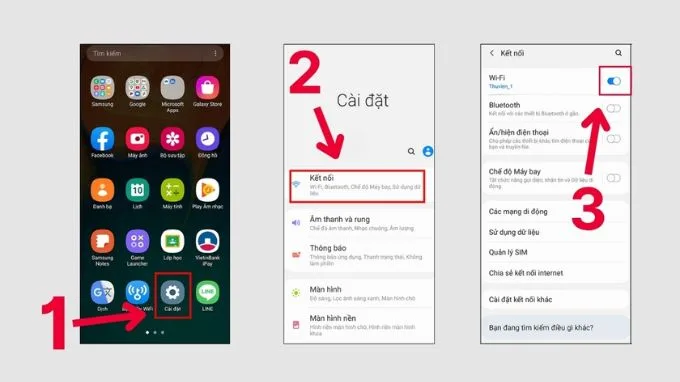 Kiểm tra kết nối mạng trên điện thoại Android
