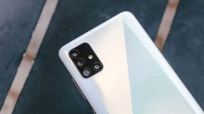 Cụm camera 4 cảm biến mới của Galaxy A51