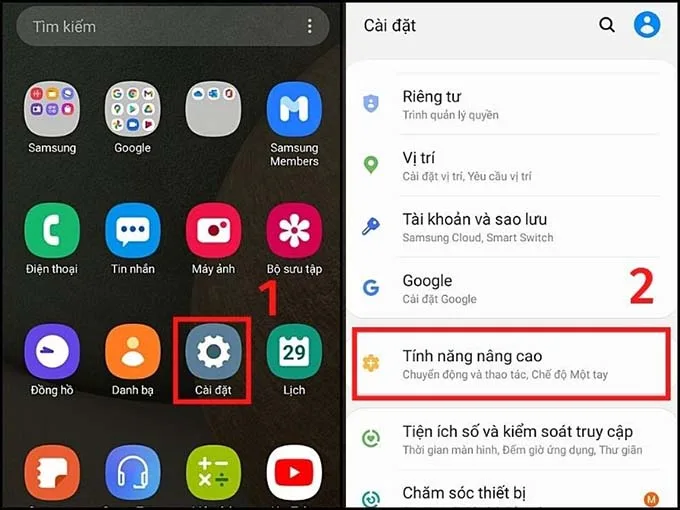 Cách chụp màn hình Samsung Galaxy S23 series bằng cử chỉ tay