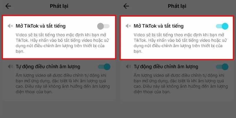 Cách tắt âm thanh khi mới mở TikTok bước 4