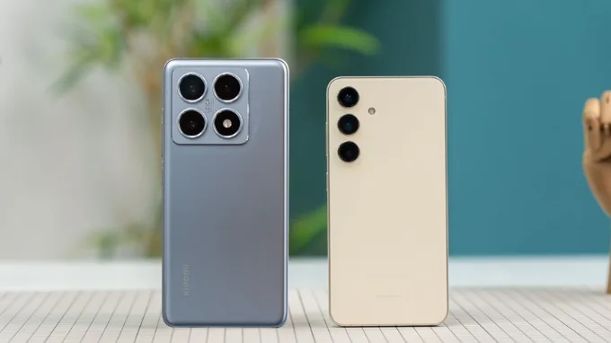 So sánh thiết kế Xiaomi 14T Pro và Samsung S24