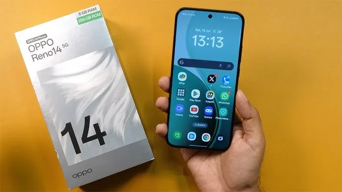 OPPO Reno 14 được trang bị viên pin 6000mAh