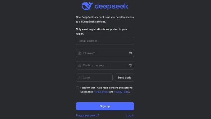 Cách đăng ký tài khoản DeepSeek