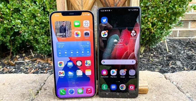 iPhone 13 Pro Max và Galaxy S21 Ultra đều có những màn hình chất lượng nhất