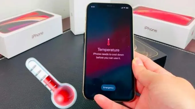 iPhone bị nóng