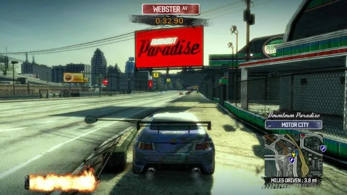 Game đua xe 3D offline Burnout Paradise vô cùng lôi cuốn trên PC