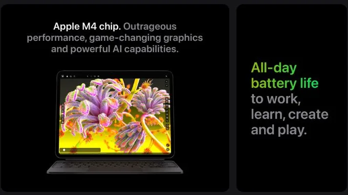 Thông tin về thời lượng pin của iPad Pro M4 2024: Dùng được bao lâu?