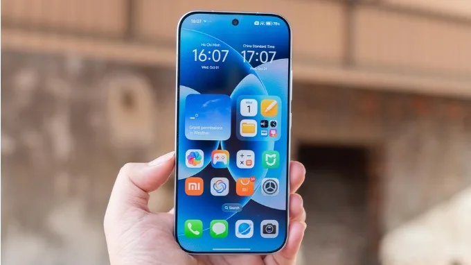 Khả năng hiển thị ngoài trời của Xiaomi 17 cực kỳ ấn tượng