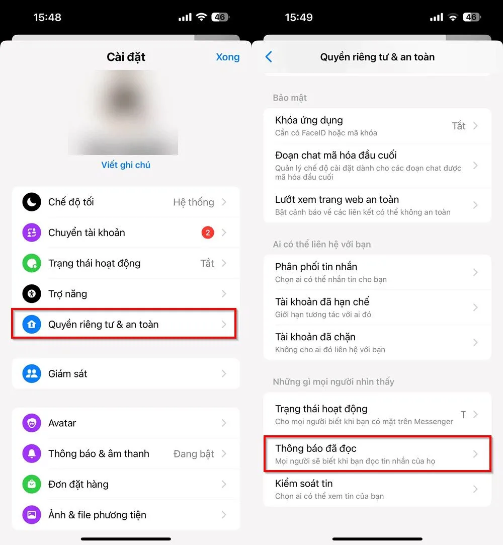 Bí kíp đọc tin nhắn trên Messenger mà không bị phát hiện