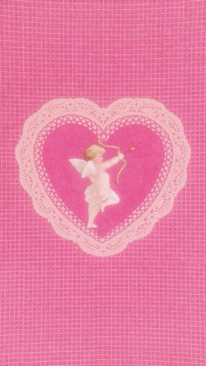 Hình nền Valentine với thần Cupid