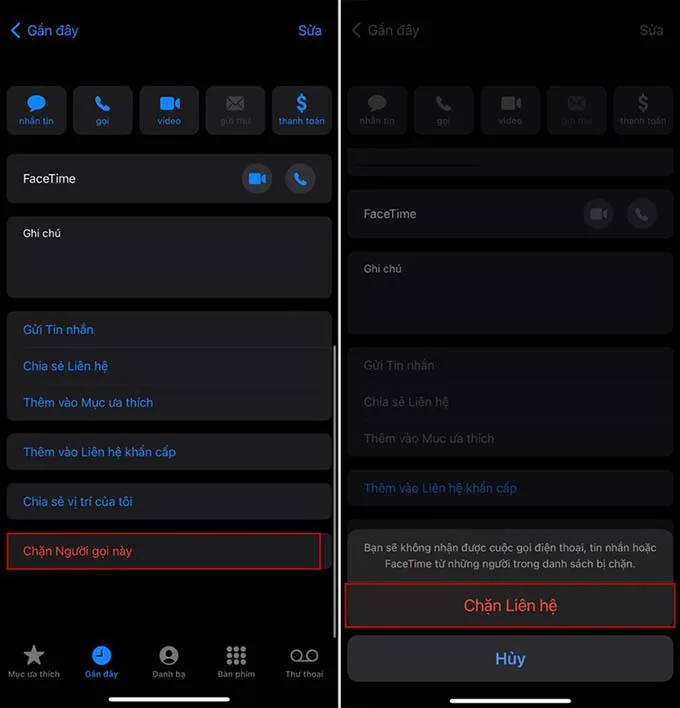 Cách chặn cuộc gọi rác trên iPhone với số điện thoại cụ thể
