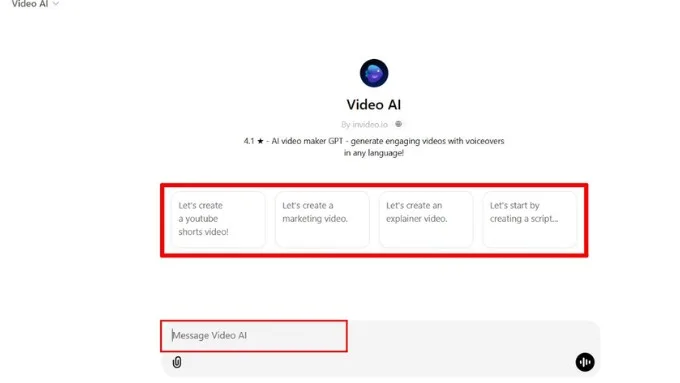 Tạo video bằng ChatGPT thông qua Invideo - 3