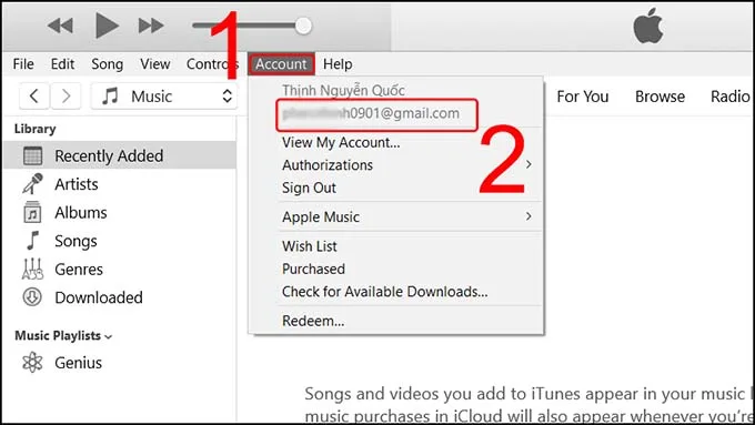 Hướng dẫn cách lấy lại Apple ID khi quên tài khoản iCloud trên máy tính Windows