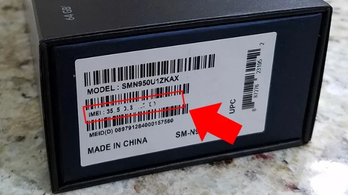 Bước 2 kiểm tra số IMEI của điện thoại Samsung