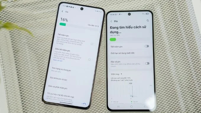 Thời lượng pin và sạc