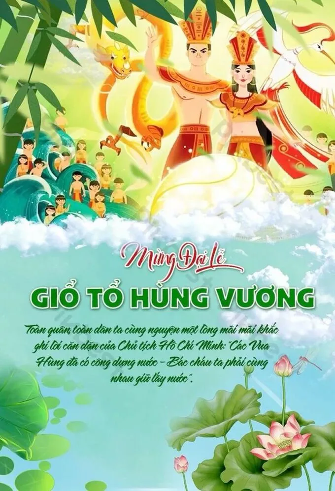 Hình nền Giỗ Tổ họa tiết truyền thống
