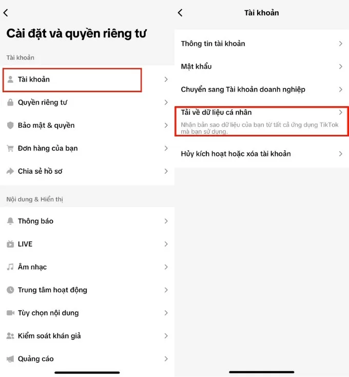 Các bước xem TikTok Wrapped 2024