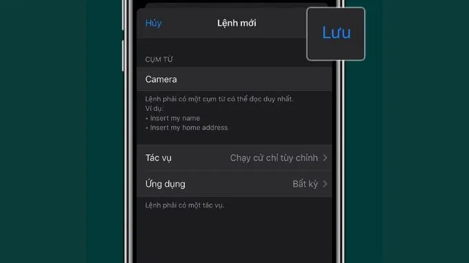 Cách chụp ảnh bằng giọng nói trên iPhone/iPad