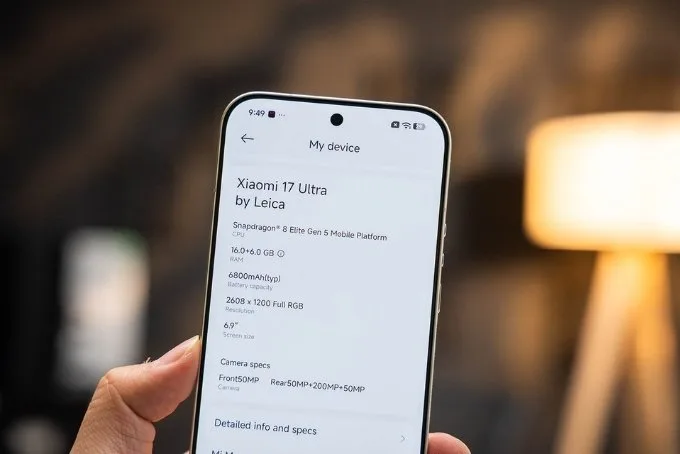 Pin sạc Xiaomi 17 Ultra
