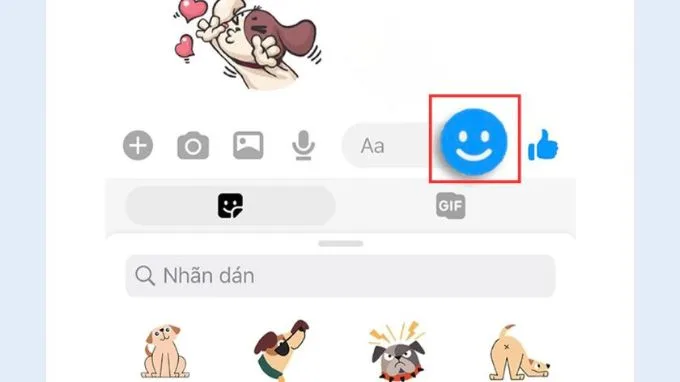 Cách tải nhãn dán trên Messenger cho Android