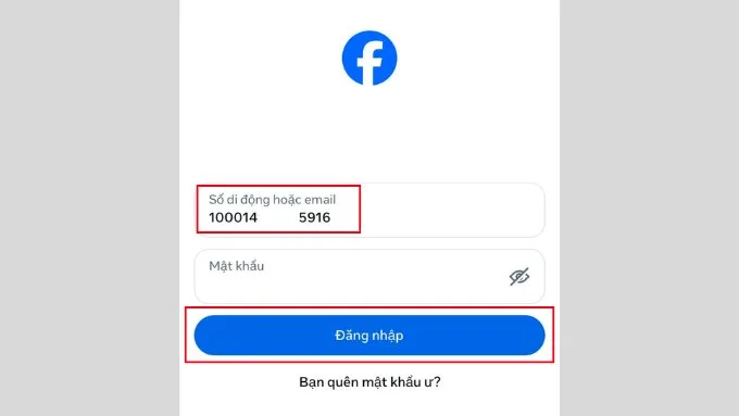 Hướng dẫn chi tiết đăng nhập Facebook không cần số điện thoại và Email