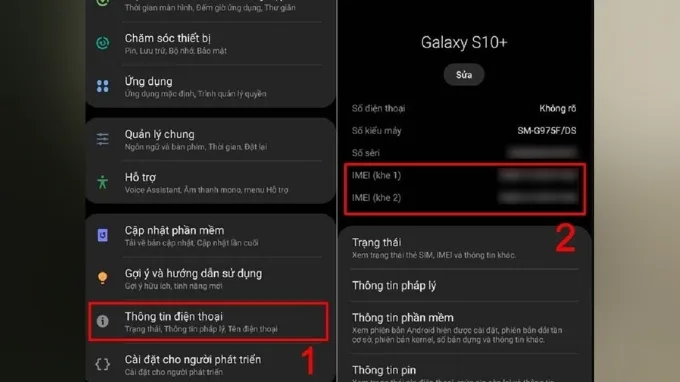 Cách tìm số IMEI trên điện thoại Android