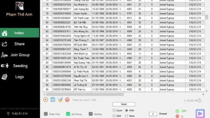Phần mềm Auto share Livestream