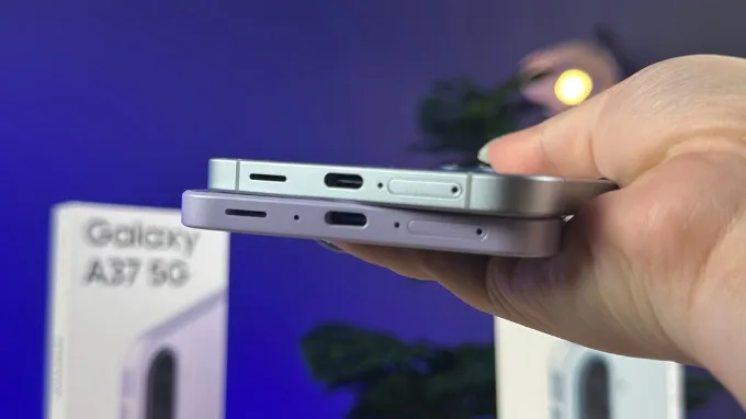 so sánh Samsung Galaxy A57 và Galaxy A37 về pin và sạc