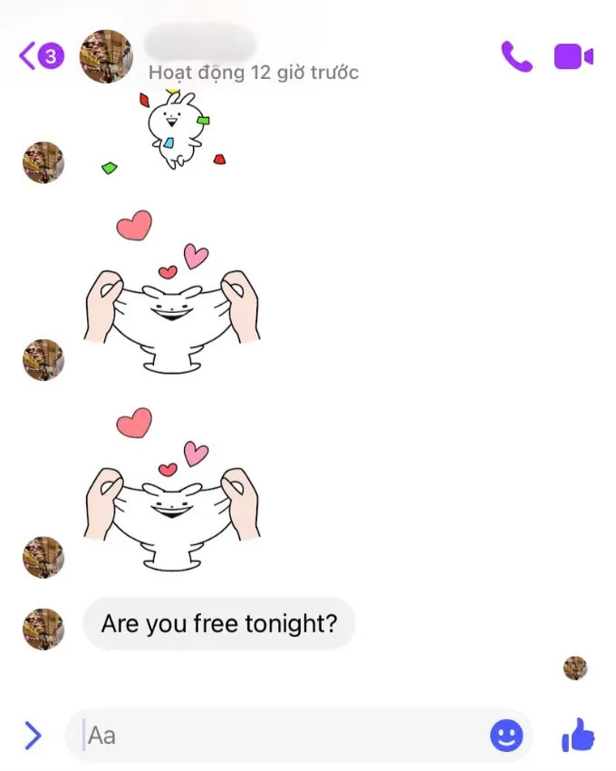 Bước 1 cách dịch tin nhắn trên Messenger