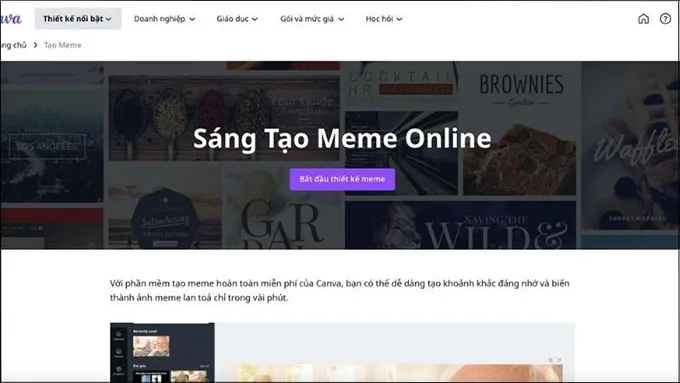 Cách chế ảnh meme online bằng Canva