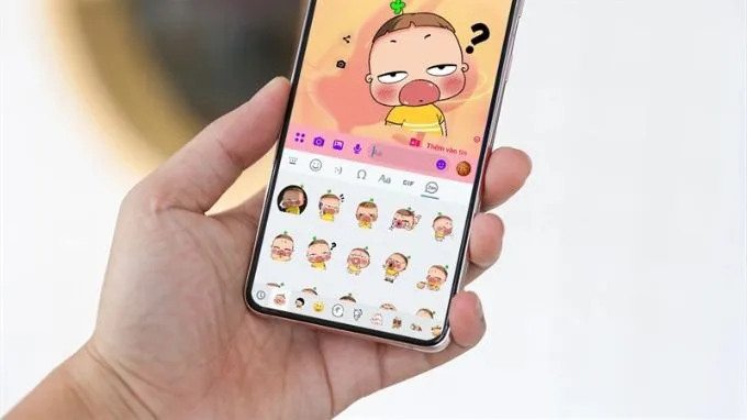 Sticker là những hình ảnh hoặc biểu tượng động