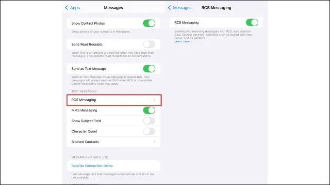 Cách sửa lỗi RCS không hoạt động trên iOS 18
