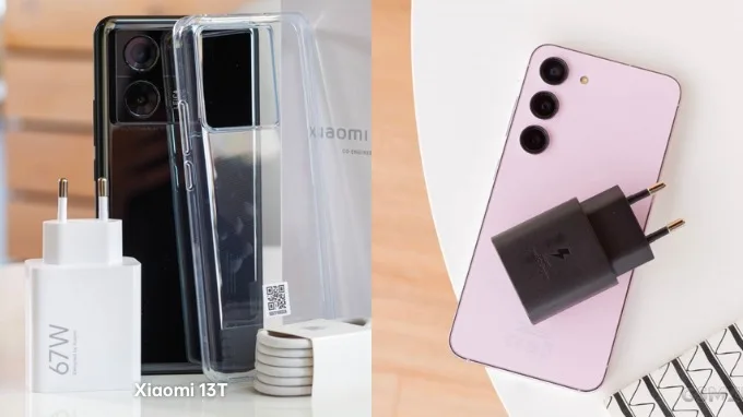 Xiaomi 13T có dung lượng lớn và tốc độ sạc nhanh hơn Galaxy S23