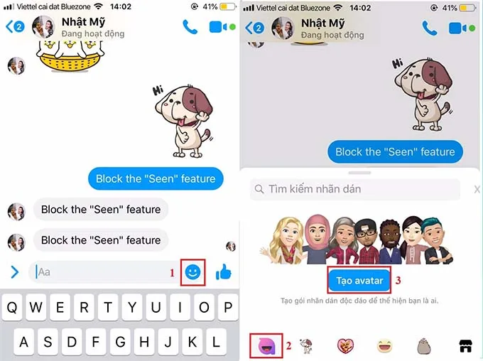 Cách đặt avatar làm biểu tượng cảm xúc nhanh