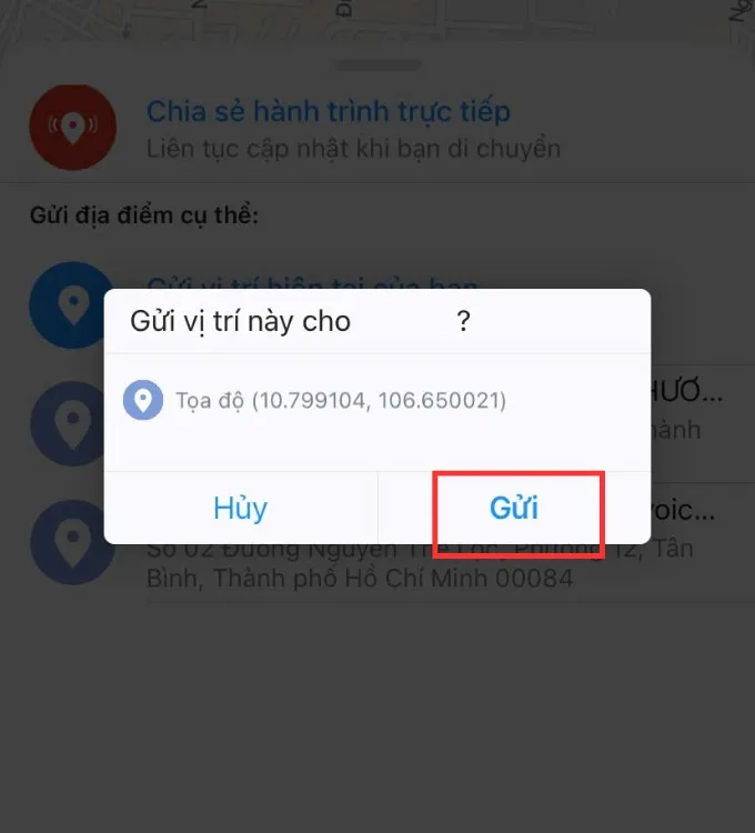 cách định vị số điện thoại qua Zalo