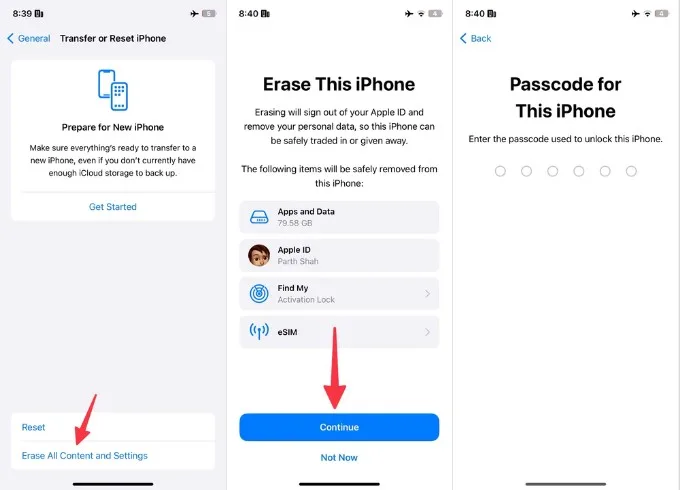 Các bước khôi phục cài đặt gốc trên iPhone