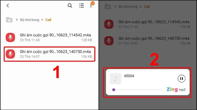 Xem lại file ghi âm cuộc gọi trên Samsung