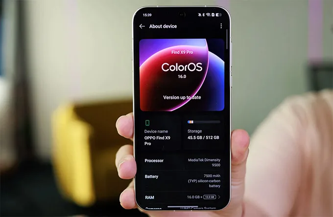 Phần mềm ColorOS 16 - Sự kết hợp giữa iOS và Android