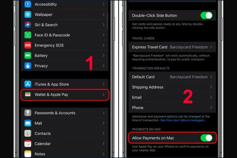Thiết lập Apple Pay trên Mac